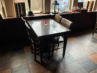 Tafel+stoelen (8x) - afbeelding 1 van  12