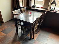 Tafel+stoelen (8x) - afbeelding 5 van  12