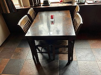 Tafel+stoelen (8x) - afbeelding 6 van  12