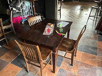 Tafel+stoelen (8x) - afbeelding 11 van  12