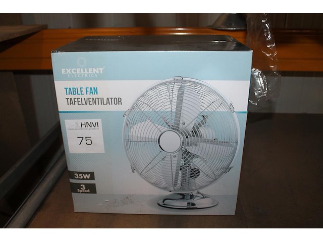 Tafelventilator excellent electrics. - afbeelding 1 van  1