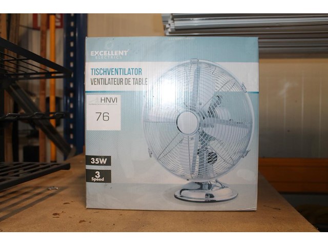 Tafelventilator excellent electrics. - afbeelding 1 van  1