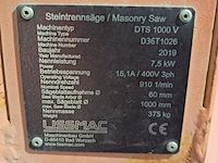 Tafelzaagmachine l=420mm h=660mm, lissmac, dts 1000, 2019 - afbeelding 11 van  15