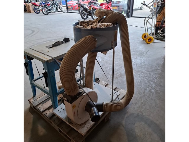 Tafelzaagmachine met seperate zaagselafzuigmachine , güde / hbm - afbeelding 2 van  12