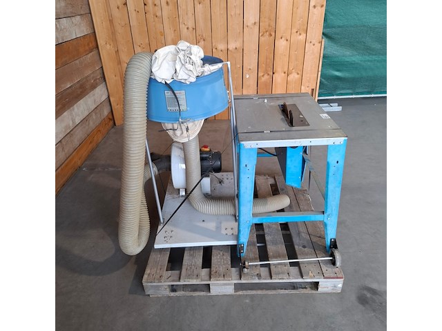 Tafelzaagmachine met seperate zaagselafzuigmachine , güde / hbm - afbeelding 6 van  12