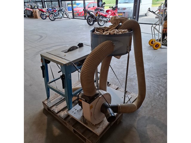 Tafelzaagmachine met seperate zaagselafzuigmachine , güde / hbm - afbeelding 7 van  12
