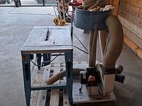 Tafelzaagmachine met seperate zaagselafzuigmachine , güde / hbm - afbeelding 8 van  12