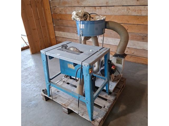 Tafelzaagmachine met seperate zaagselafzuigmachine , güde / hbm - afbeelding 9 van  12