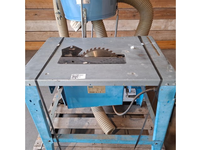Tafelzaagmachine met seperate zaagselafzuigmachine , güde / hbm - afbeelding 10 van  12