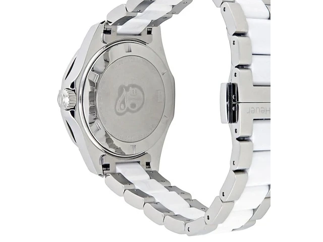 Tag heuer aquaracer ceramic duikhorloge met diamanten lunette - afbeelding 6 van  8