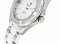 Tag heuer aquaracer ceramic duikhorloge met diamanten lunette - afbeelding 8 van  8