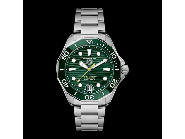 Tag heuer aquaracer professional 300 date 42 | green dial | unworn | 2026 - afbeelding 1 van  1
