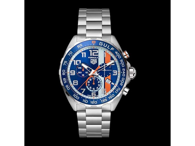 Tag heuer formula 1 chronograph x gulf | blue dial | unworn | 2026 - afbeelding 1 van  1