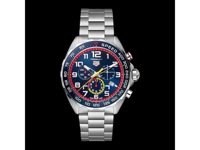 Tag heuer formula 1 chronograph x red bull racing | blue dial | unworn | 2026 - afbeelding 1 van  1