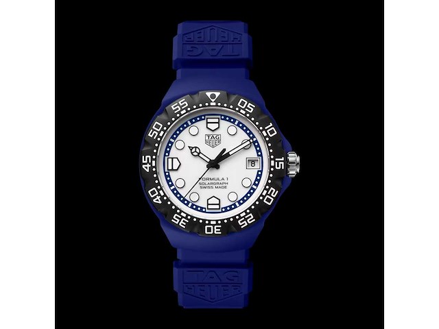 Tag heuer formula 1 solargraph blue | steel coated | unworn | 2026 - afbeelding 1 van  1
