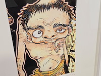 Takashi murakami lithograaf ''confused arhat'' - limited edition 35/300 - afbeelding 2 van  8