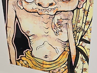 Takashi murakami lithograaf ''confused arhat'' - limited edition 35/300 - afbeelding 4 van  8