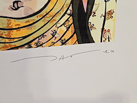 Takashi murakami lithograaf ''confused arhat'' - limited edition 35/300 - afbeelding 5 van  8