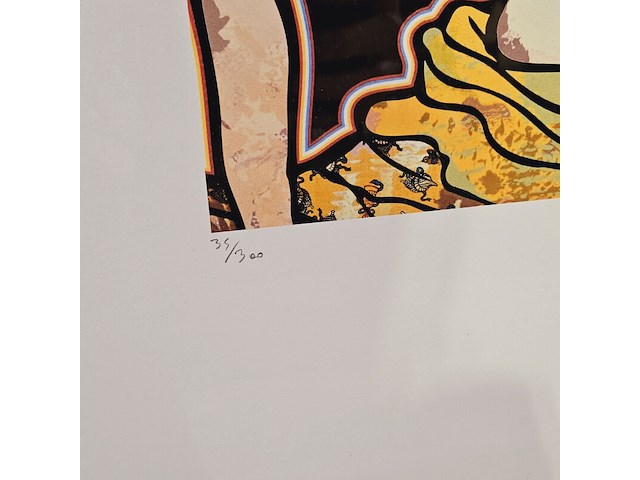 Takashi murakami lithograaf ''confused arhat'' - limited edition 35/300 - afbeelding 6 van  8