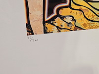 Takashi murakami lithograaf ''confused arhat'' - limited edition 35/300 - afbeelding 6 van  8