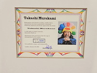Takashi murakami lithograaf ''confused arhat'' - limited edition 35/300 - afbeelding 8 van  8