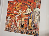 Takashi murakami lithograaf ''the 500 arhats'' - limited edition 91/300 - afbeelding 2 van  7