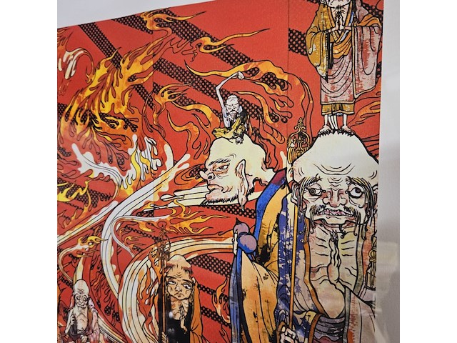 Takashi murakami lithograaf ''the 500 arhats'' - limited edition 91/300 - afbeelding 3 van  7