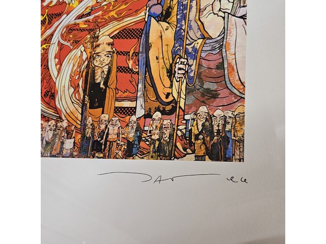 Takashi murakami lithograaf ''the 500 arhats'' - limited edition 91/300 - afbeelding 5 van  7