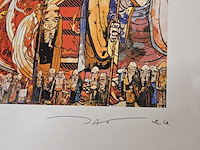 Takashi murakami lithograaf ''the 500 arhats'' - limited edition 91/300 - afbeelding 5 van  7