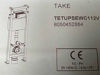 Take bh112 inbouw reservoir met triomont xt drukplaat (4x) - afbeelding 4 van  10