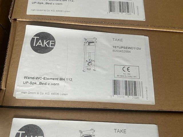 Take bh112 toilet inbouwframe (2x) - afbeelding 1 van  2