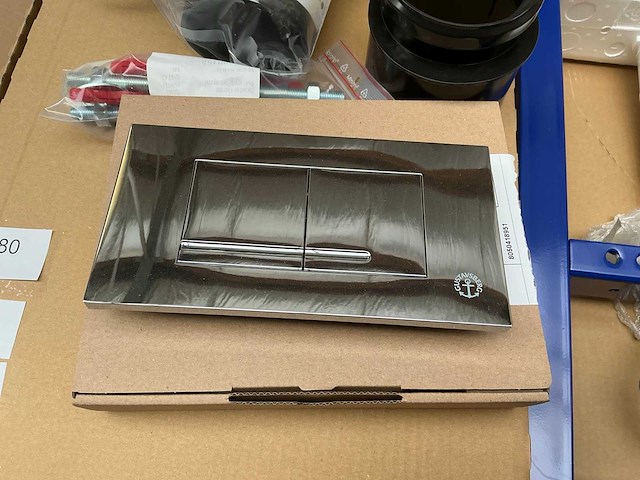 Take toilet inbouwreservoir met drukplaat (4x) - afbeelding 1 van  1