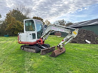 Takeuchi - tb 125 - minigraafmachine - afbeelding 12 van  33