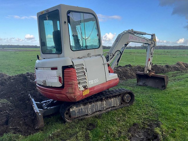 Takeuchi - tb 125 - minigraafmachine - afbeelding 33 van  33