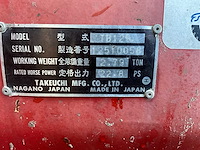 Takeuchi - tb 125 - minigraafmachine - afbeelding 7 van  17