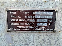 Takeuchi tb 045 midigraafmachine - afbeelding 27 van  33