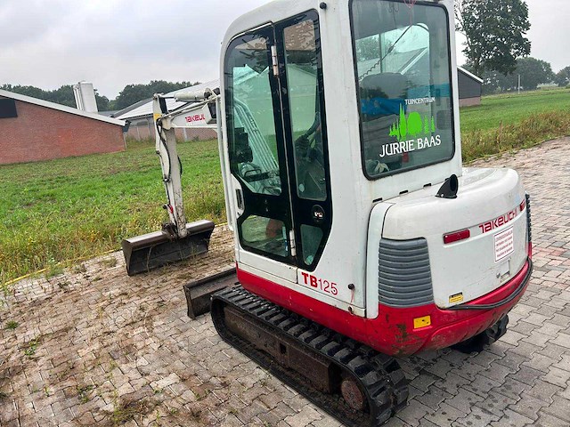 Takeuchi tb 125 minigraafmachine - afbeelding 3 van  5