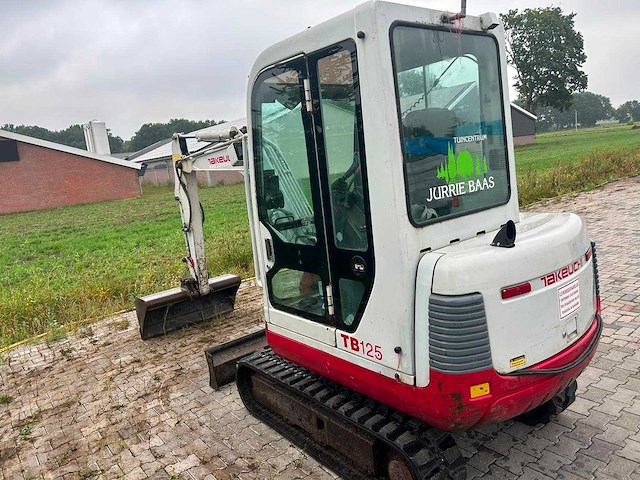Takeuchi tb 125 minigraafmachine - afbeelding 2 van  3
