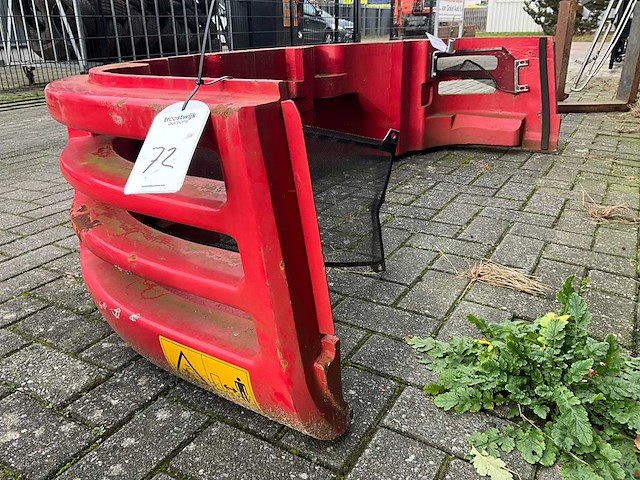 Takeuchi tb 290-2 1195 kg contragewicht - afbeelding 4 van  6