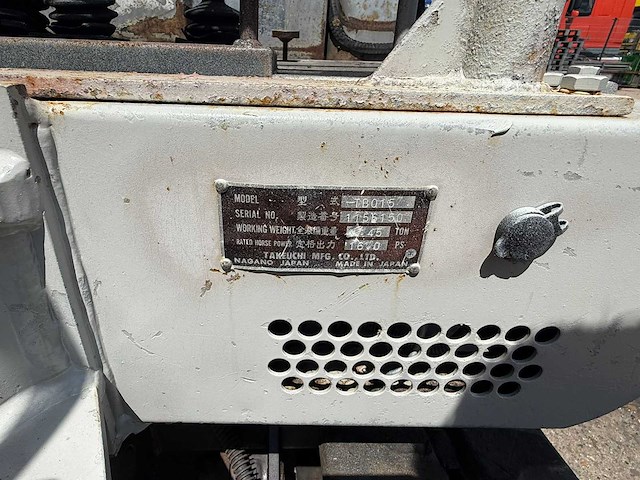 Takeuchi tb015 minigraafmachine - afbeelding 3 van  12