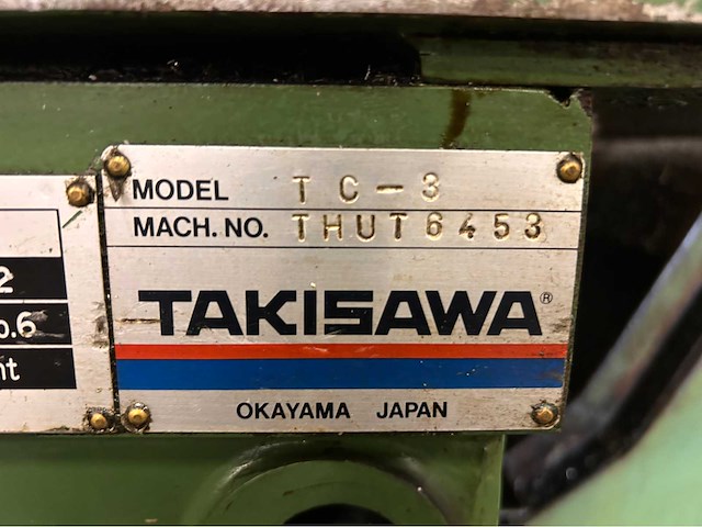Takisawa tc-3 cnc-draaibank - afbeelding 9 van  17