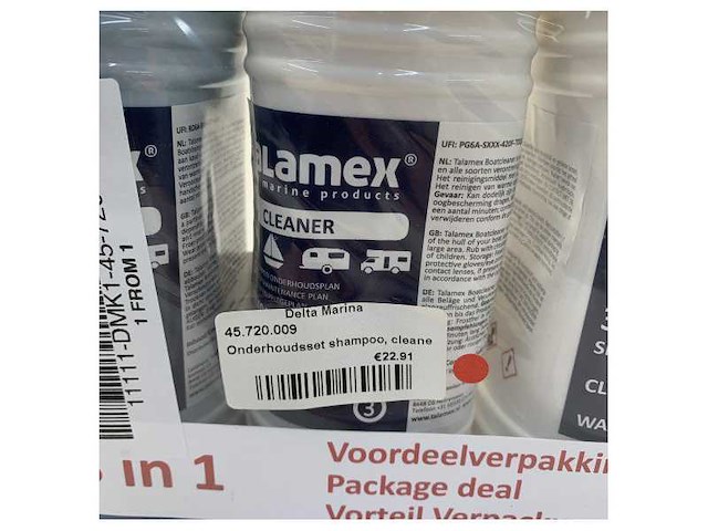Talamex bootonderhoudsreiniger en polijstkit - 45-720-009 - afbeelding 4 van  4