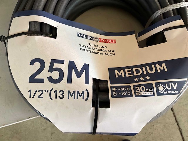 Talen tools 25 mtr 1/2” tuinslang - afbeelding 2 van  2