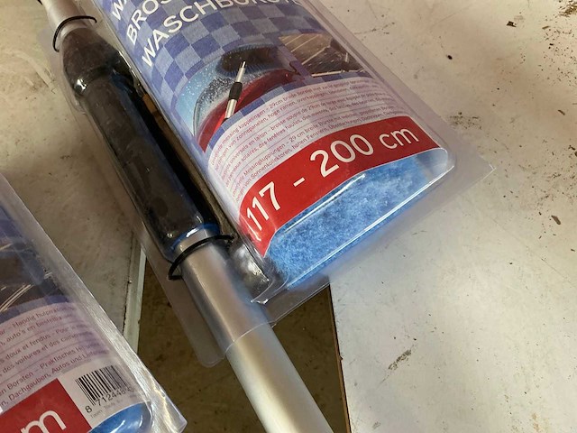 Talentools 117/200cm 150/300cm wasborstel met telescopische steel - afbeelding 3 van  4