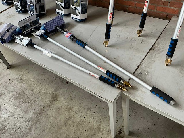 Talentools 117/200cm wasborstel met telescopische steel (3x) - afbeelding 1 van  4