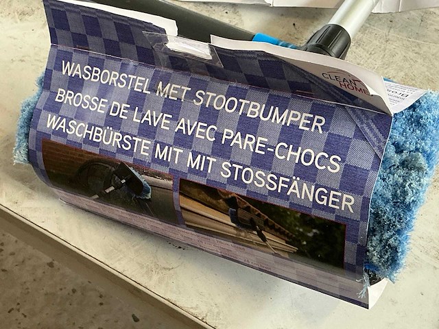 Talentools 117/200cm wasborstel met telescopische steel (3x) - afbeelding 4 van  4