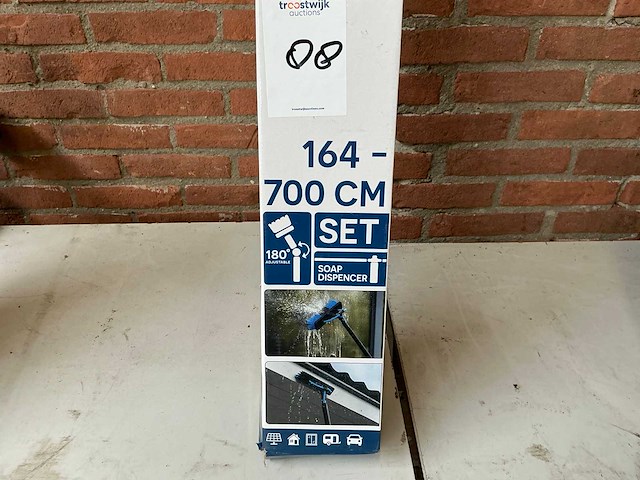 Talentools 164/700cm wasborstel met telescopische steel - afbeelding 2 van  3