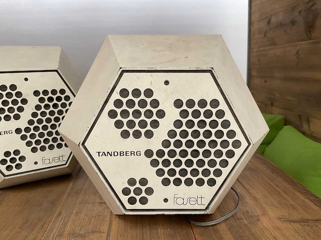 Tandberg fasett vintage speakerset - afbeelding 2 van  4