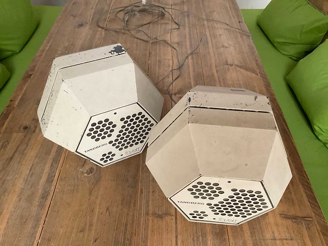 Tandberg fasett vintage speakerset - afbeelding 3 van  4