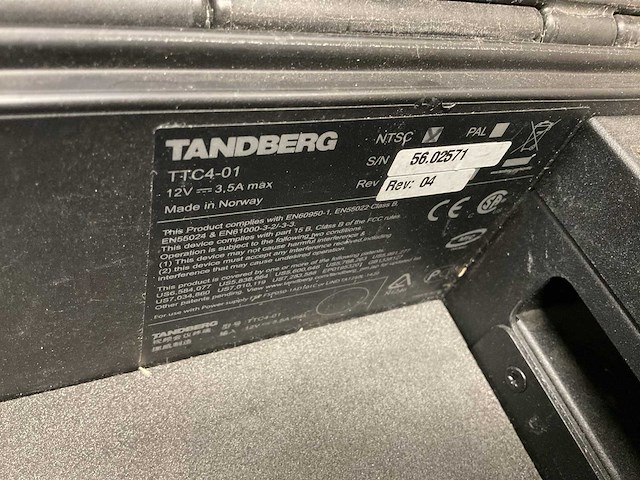Tandberg ttc4-01 video conferentiesystem - afbeelding 5 van  6